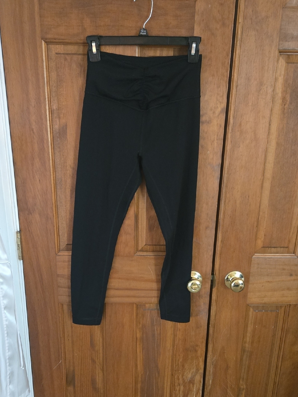 High-Waist Black Leggings